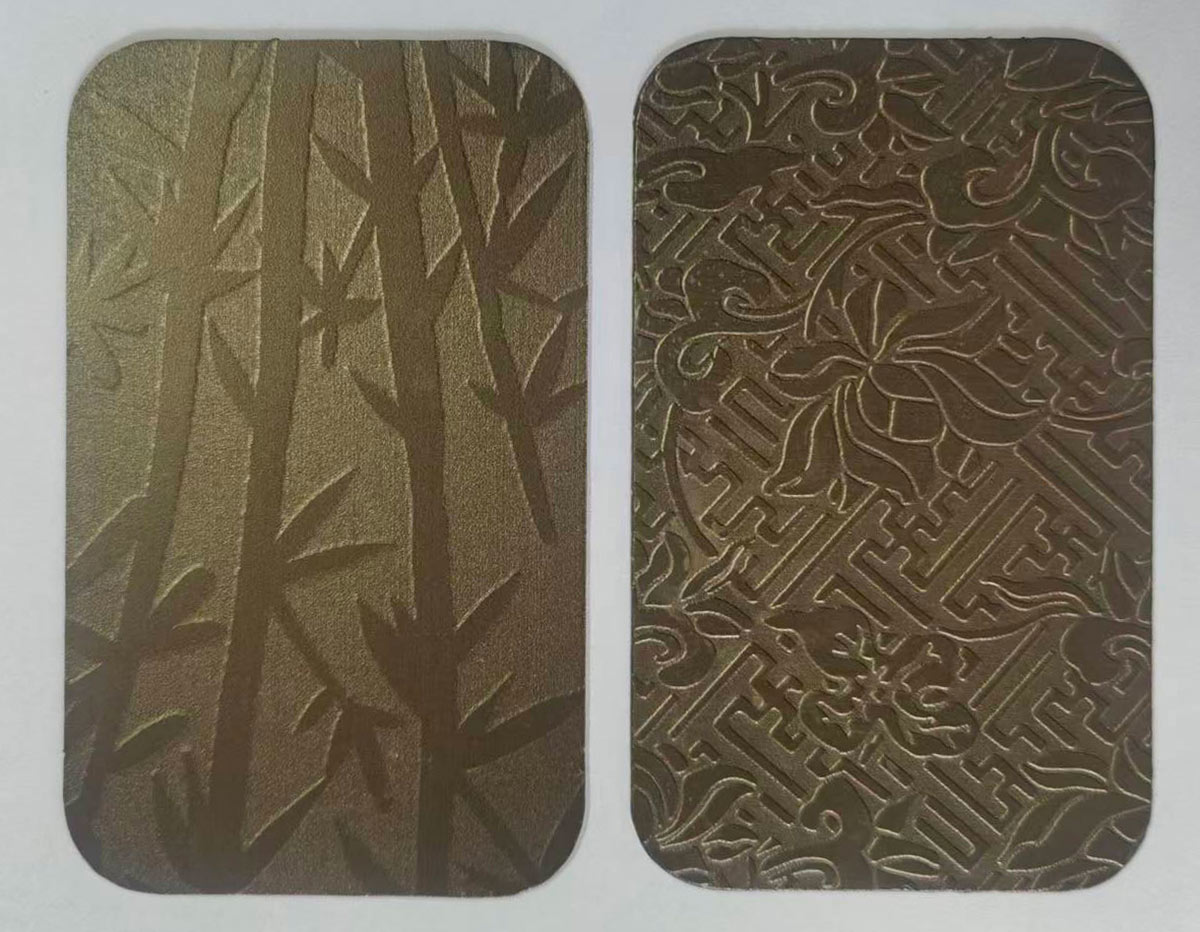铝板深度蚀刻硬质着色处理